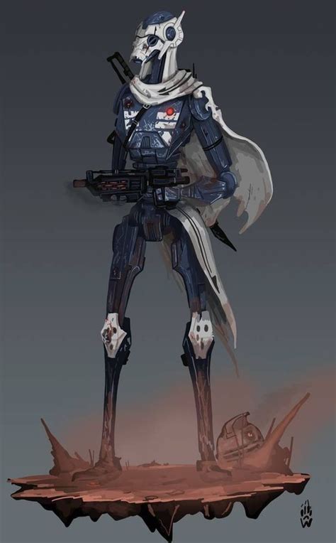 Fan art of the droid KNS | Arte del personaggio, Star wars, Personaggi