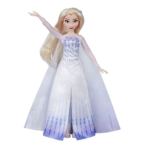 New Frozen 2 singing dolls: Elsa in white dress and Anna Queen from ...