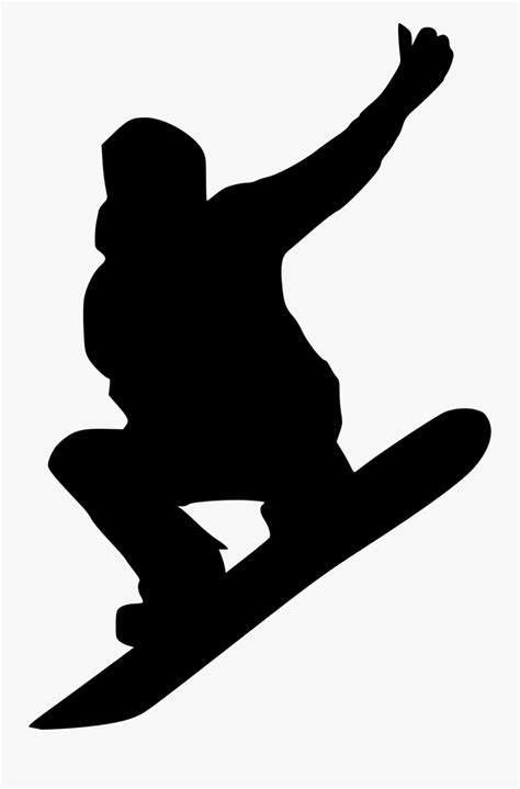 Snowboarder Silhouette Png - Snowboarder Png , Free Transparent Clipart ...