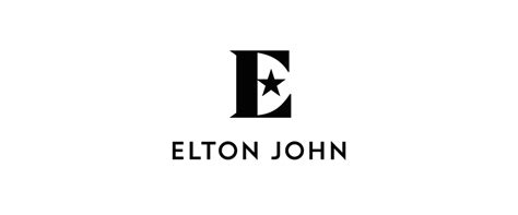 Brand New: New Logo and Identity for Sir Elton John by George Adams