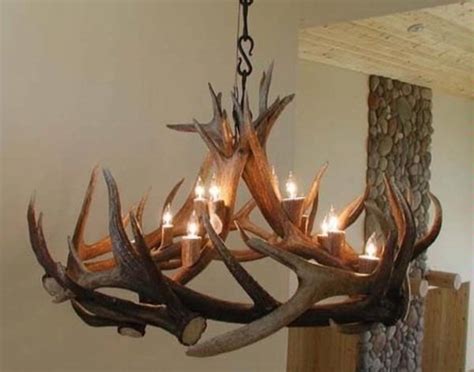 Artistic, 16-Light Elk Antler Chandelier - Safari Club International