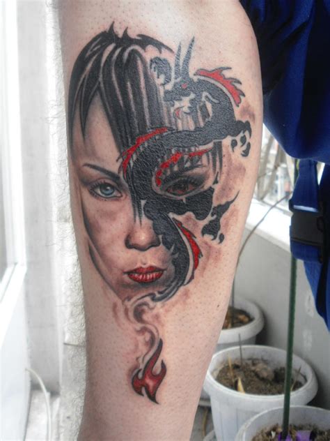 DRAGON GIRL TATTOO real by andreas-m3 on DeviantArt