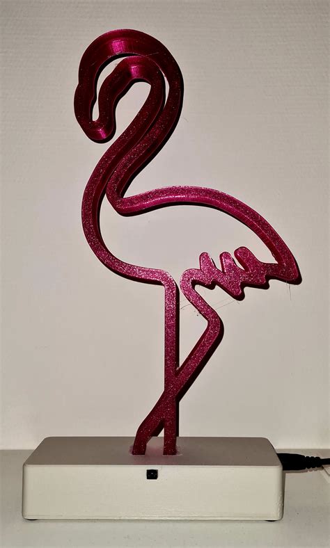 Flamingo NeonLed Lamp por Joris | Descargar modelo STL gratuito | Printables.com