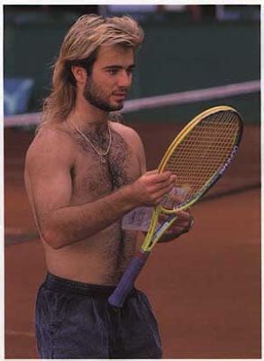 Tennis Players Of 2011: Andre Agassi Young