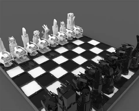 Human Control Chess Set by Torres – Zortrax Library