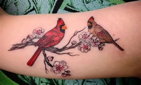 25 Awesome Cardinal Tattoos For Men And Women 1 Small Cardinal Tattoo, Cardinal Bird Tattoos ...