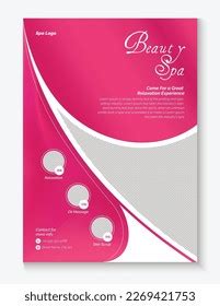 Beauty Salon Spa Flyer Template Stock Vector (Royalty Free) 2269421753 | Shutterstock