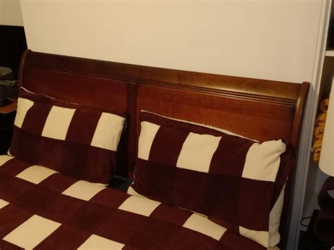 Laura Ashley king size sleigh bed in excellent condition | eBay