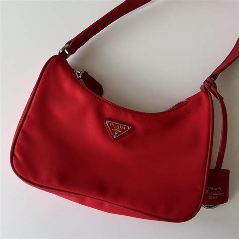 Prada Women's Red Bag | Depop