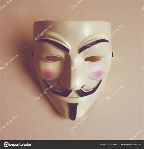 Photograph Smiling Man Mask – Stock Editorial Photo © YAYImages #257976048