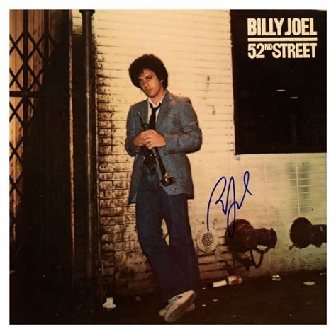 Billy Joel, 52nd Street, Custom Designed Album Cover, hand-signed ...