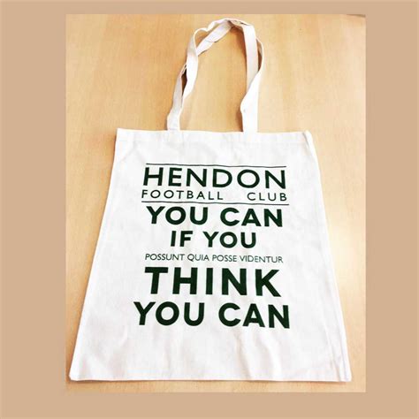 Hendon Football Club Cotton Shopper Logo Bag – Hendon FC Supporters ...