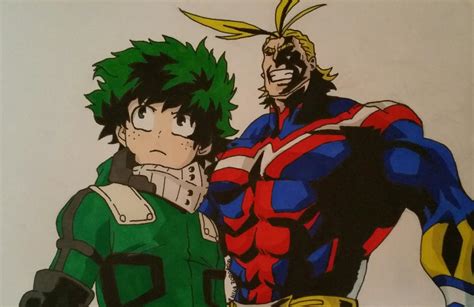 Izuku Midoriya Deku e All Might by HikaRoronoa3 on DeviantArt