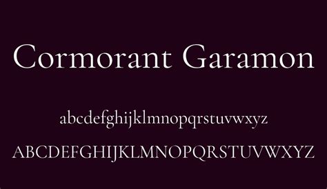 Cormorant Garamond font - Font Tr