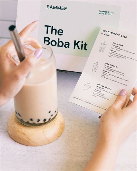 The Boba Kit - Milk Tea Powder | Bubble tea recipe, Bubble milk tea, Milk tea