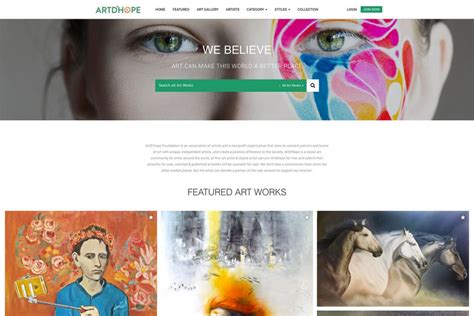 21 Best Art Gallery Websites To Explore 2024 - Colorlib