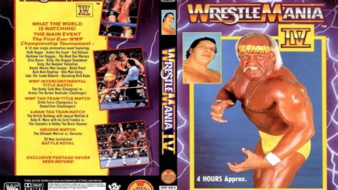 WWE (WWF) Wrestlemania 4 Review || 14 Man Championship Tournament ...