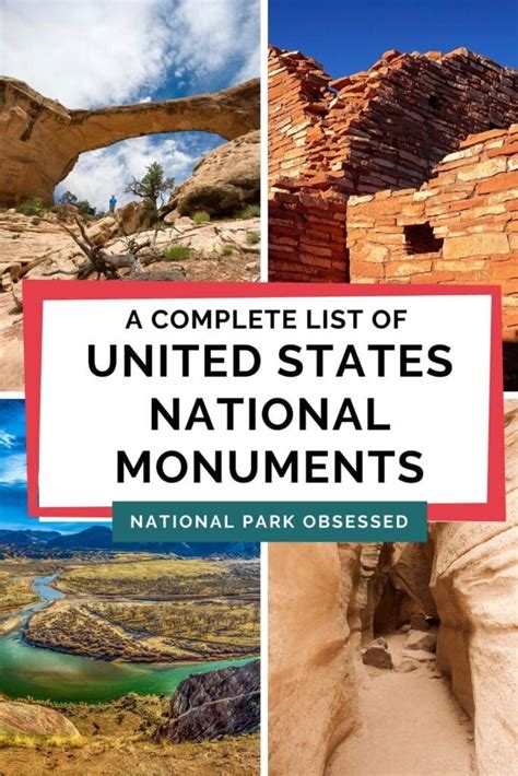 A Complete List of US National Monuments | National monuments, Monument national park, National ...