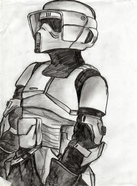 scout trooper portrait by Hunter-Fett on DeviantArt