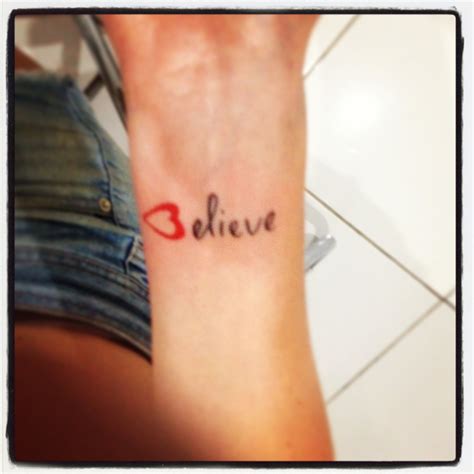 Believe | Tattoos, Tattoo quotes