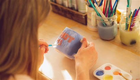 How to Paint Ceramic Mugs - Easy DIY Steps - Painting With You