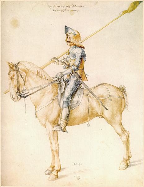 Knight On Horseback, 1498 - Albrecht Durer - WikiArt.org