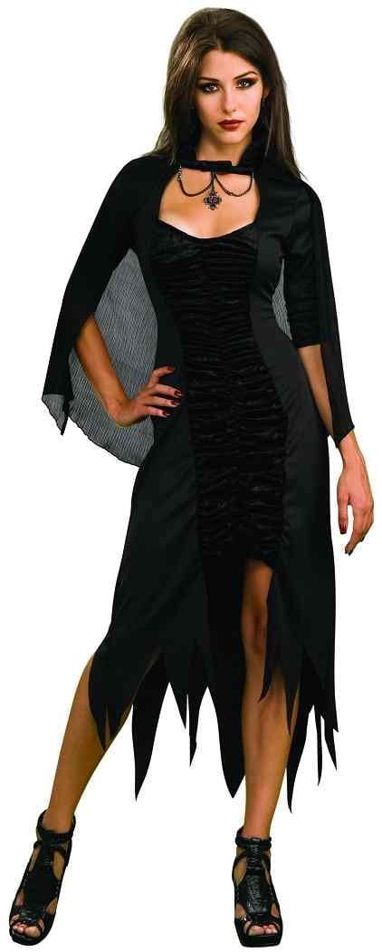 Nighthaunt Vampira Vampire Gothic Witch Fancy Dress Halloween Sexy ...