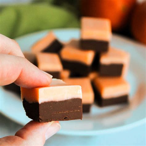 Easy Chocolate Orange Fudge - Cooking With Carlee