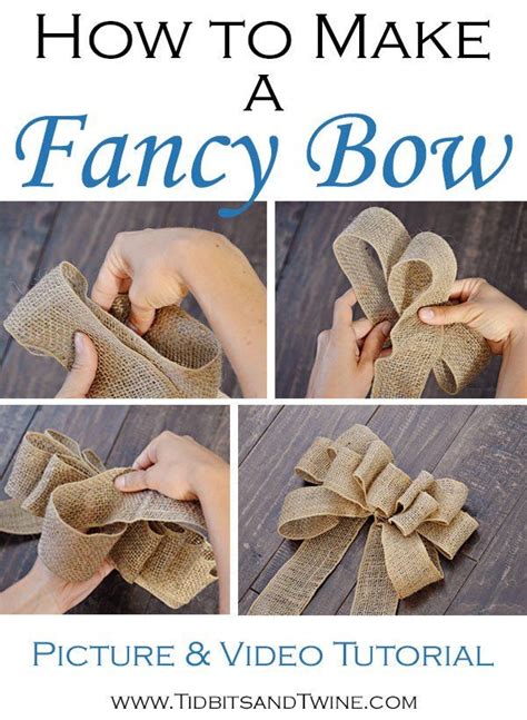 How to Make a Fancy Bow: Pictures and Video Tutorial from Tidbits&Twine ...