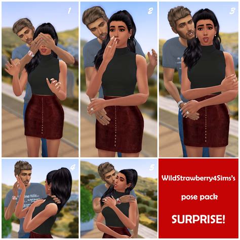 THE SIMS 4 SURPRISE POSE PACK! | Patreon | Sims 4 couple poses, Sims 4, Poses