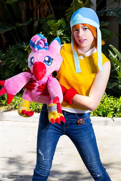 Sora Takenouchi and Biyomon~Digimon Cosplay by kumikochuu on DeviantArt