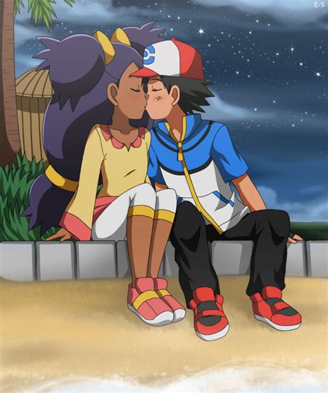 Ash & Iris Kiss - Ash and Iris Fan Art (31677378) - Fanpop