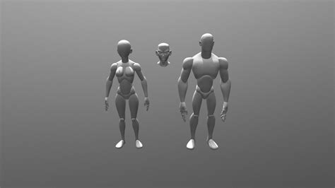 Free Stylized Basemesh for Blender Sculpting - Download Free 3D model by dacancino [fc45334 ...