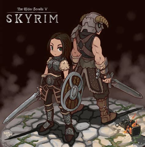 Lydia / Dovahkiin by nancou on DeviantArt