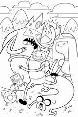 Adventure Time coloring Pages  110 Printable sketch template