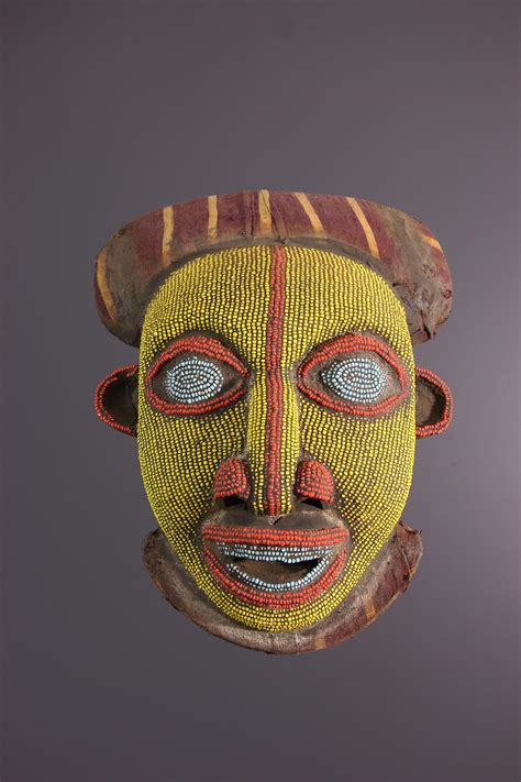 Masque Bamoun (17411) - Masque africain Bamun - Art africain