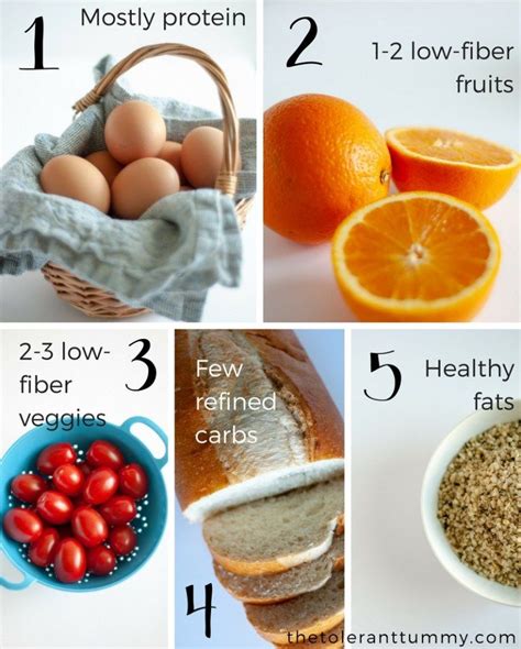 How To Eat Healthy on a Low-Fiber Diet - The Tolerant Tummy | Low fiber diet, Fiber diet, Low ...