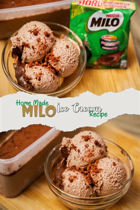 How To Make Milo Ice Cream