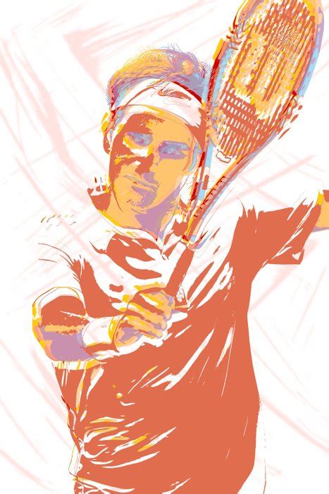 Tennis - Roger Federer - 2023 - Artwork - Catawiki