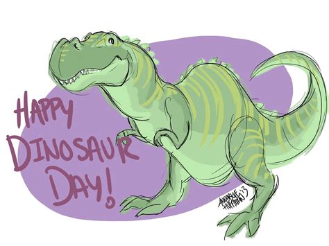 Nabbiebelle Doodles: Happy Dinosaur Day!!