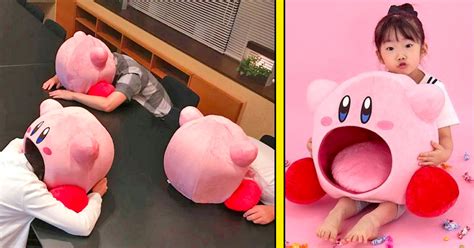 This Giant Kirby Pillow Makes For The Perfect Private Napping Spot