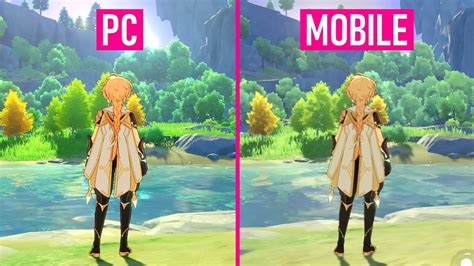 Genshin Impact (PC) vs (Mobile) Ultra Graphics Comparison - YouTube