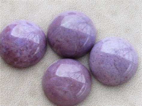 GRADE A Genuine Purple Jade Cabochon Round 8 Mm High - Etsy | Purple jade, Gemstone healing ...