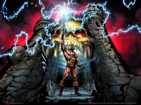 Official Masters Of The Universe poster "The Power Of Grayskull" by Axel Giménez - He-Man World