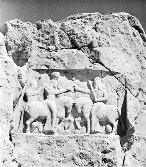 Investiture of Ardashīr I | rock carving, Naqsh-e Rostam, Iran | Britannica