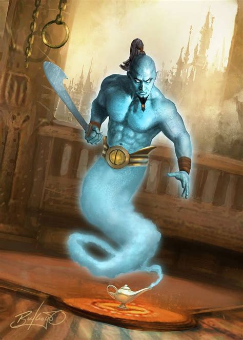 Genie by Simon Buckroyd by Binoched | Fantasy monster, Fantasy art, Fantasy creatures