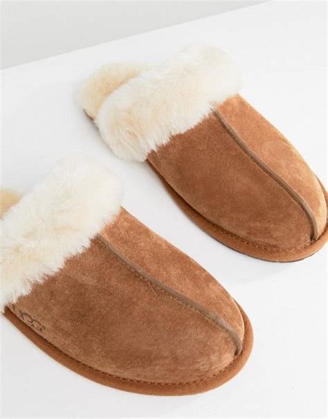 UGG scuffette II chestnut slippers | ASOS | Chestnut slippers, Ugg ...