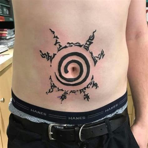 Tattoo tagged with: blackw, naruto, belly | inked-app.com