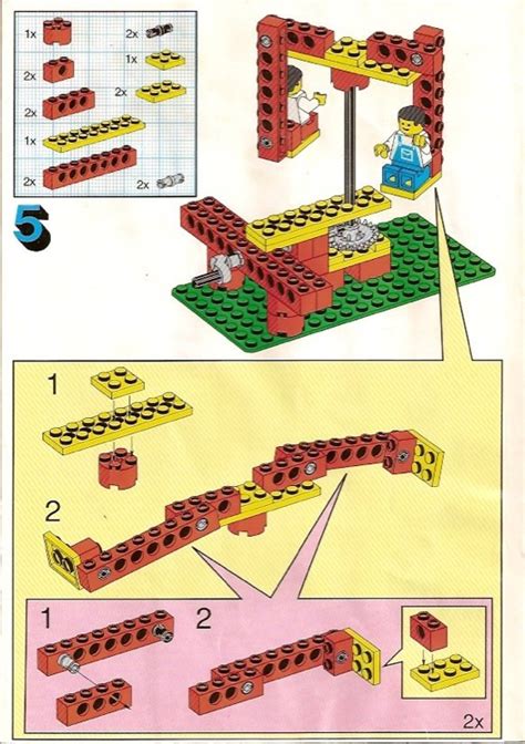 LEGO 9610 Gears Set Instructions, Dacta - Technic