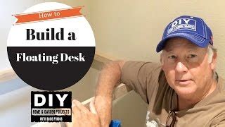 how to build a wall mounted desk - Woodworking Challenge